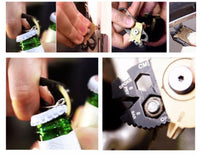 20-in-1 multi-function key ring keychain