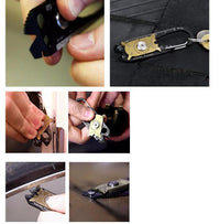 20-in-1 multi-function key ring keychain